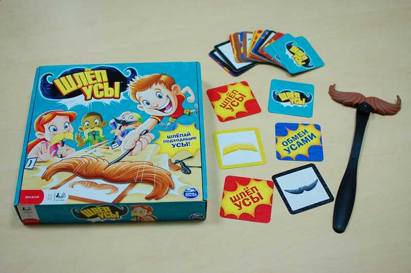 Игра настольная Spin Master Шлёп Усы