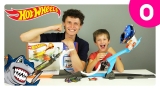 Hot Wheels в опасности! Акула захватила машинки Запуск ракеты Хот Вилс